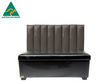 Banquette Seating - Fluted Finish Series - Black Base