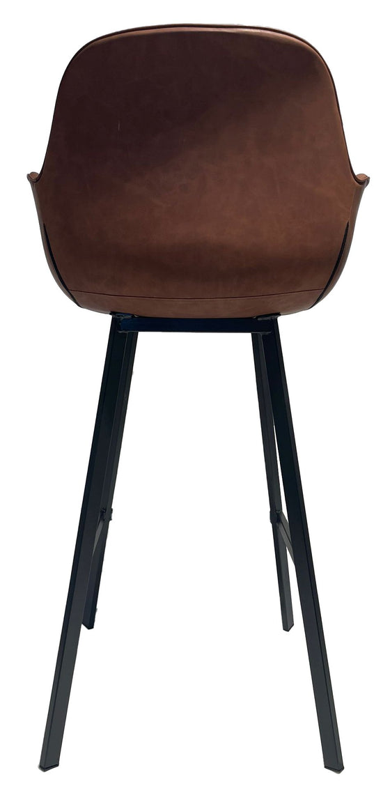 MANHATTAN ARM BAR STOOL HIDE TAN