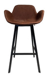 MANHATTAN ARM BAR STOOL HIDE TAN