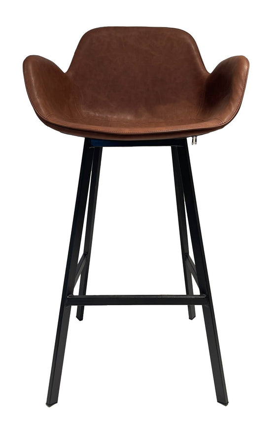 MANHATTAN ARM BAR STOOL HIDE TAN
