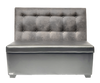 BANQUETTE SEATING - SQUARE BUTTON SERIES - BLACK BASE