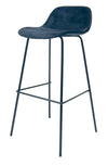 EURO VELVET BAR STOOL